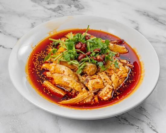 Red Oil Bamboo Shoot Chicken / 红油口水鸡